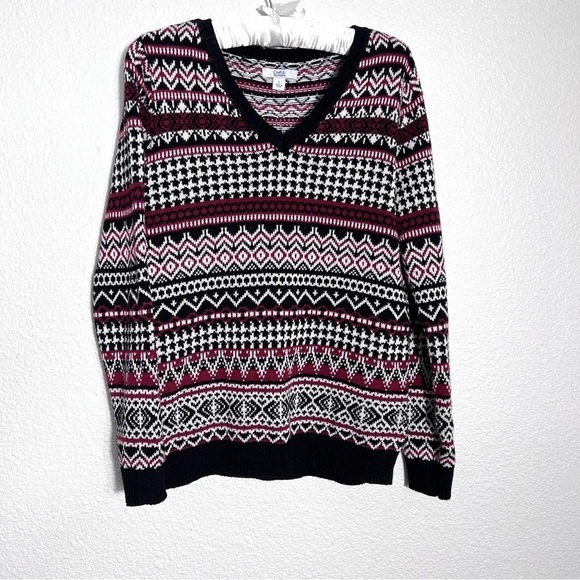 Croft & Barrow Classic Knit Sweater V-neck‎ Size small - Picture 1 of 7